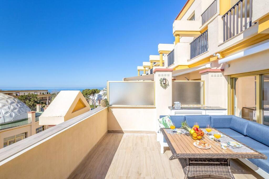 Oleholidays 535 Romana Playa Con Vistas Al Mar Marbella Exteriör bild